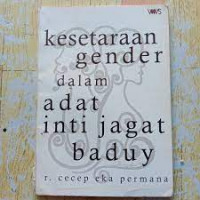 Image of KESETARAAN GENDER dalam ADAT INTI JAGAT BADUY