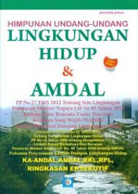 Image of Himpunan Undang-undang Lingkungan HIdup & AMDAL