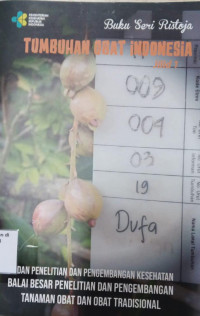 Image of Tumbuhan obat indonesia : Buku Seri Ristoja